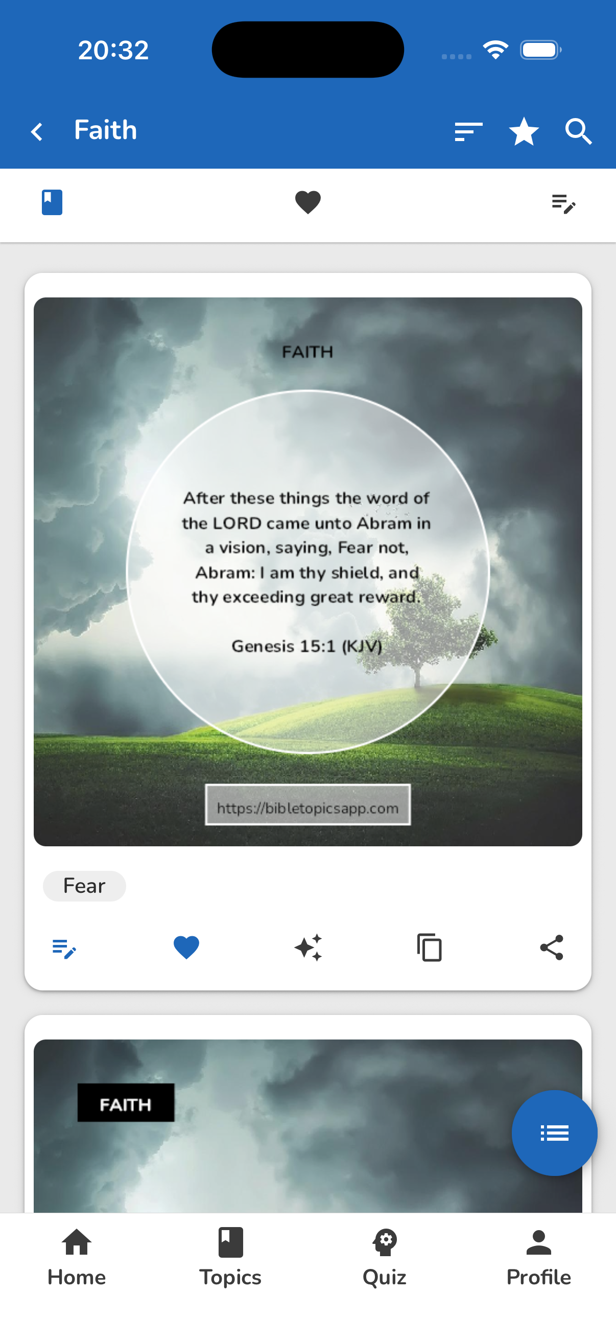 Bible Topics verse image preview